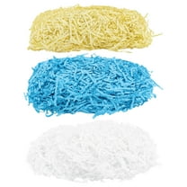 Hemoton 3 Packs Wrinkled Wavy Gift Box Paper Filler Beautiful Decorative Shredded Paper