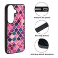 thumbnail image 2 of WIRESTER Shockproof Soft Rubber Cover Case for Samsung Galaxy S26+ / S26 Plus 6.7" 2026, Pink Mermaid Scales, 2 of 5