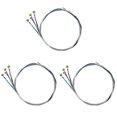 thumbnail image 1 of 3 Set of Violin Strings E-A-D-G Core Steel+ Wound Exquisite Stringed Musical Instrument Parts Accessories,3 x Violin String (4pcs/set),Multicolor, 1 of 8