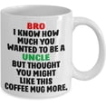 thumbnail image 2 of Surprise Present For Bro Who Wants To Be A Uncle Funny Coffee Mug, 2 of 2