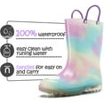 thumbnail image 6 of Kushyshoo Kids Light up Rain Boot Aurora Gradient Glitter Toddler Boys Shoes Size 1, 6 of 7