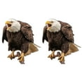 thumbnail image 2 of Trayknick 1 Set Owl Pendant Effective Bird Repellent Double-sided Printed Owl Ornament for Garden Patio Windows Style F, 2 of 13