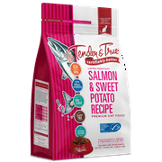 Angle View: Tender & True Salmon & Sweet Potato Recipe Dry Cat Food, 7 lb bag