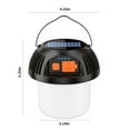thumbnail image 2 of Camping Lantern Solar Rechargeable, LED Tent Light with 3 Lighting Modes, 3000mAh Power Bank USB Type-C, Bright for Camping, Retractable Hook, Lightweight Portable IPX45 Waterproof, 2 of 8