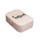 thumbnail image 2 of Xihbxyly Organizador de Pendientes, Elegante Joyero de Franela, Ganchos Multifuncionales para Collares, Compartimentos Ondulados para Anillos, Solución para Guardar Pulseras, Elegante Opción de Regal, 2 of 3