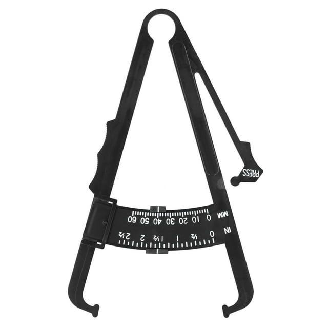 Skinfold Caliper, Corrosion Resistance Fat Caliper Simple Operation For Woman For Man For Measuring Body Fat Metric / Inch Caliper