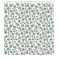 thumbnail image 3 of Ambesonne Hawaiian Colors Shower Curtain, Scattered Leaves, 69"Wx70"L, Laurel Green and Blush, 3 of 5