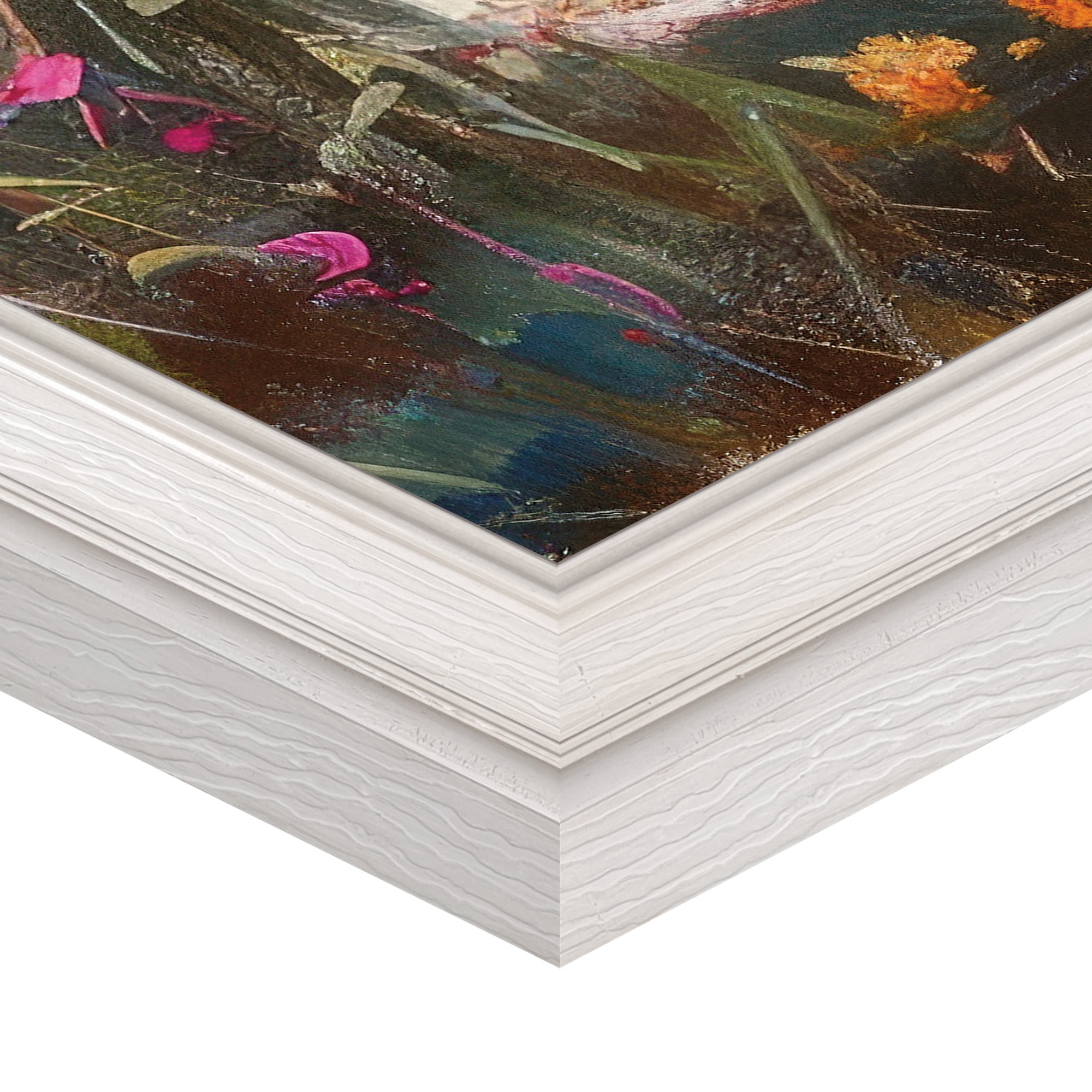 Field of Flowers Framed Canvas