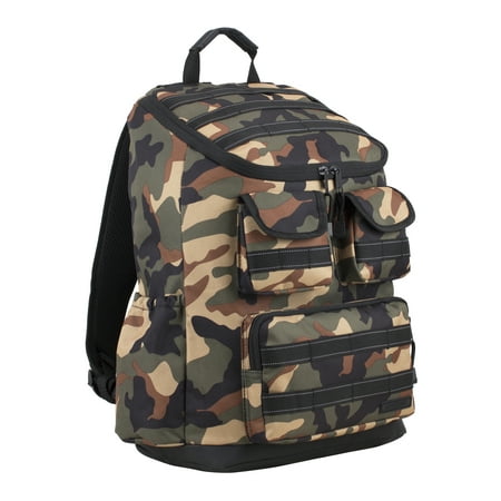 Eastsport Spacious Deluxe Cargo Backpack, Army Camo