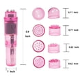 thumbnail image 2 of Masajeador portátil mini Gajoin de 4 cabezales, rosa, resistente al agua, 2 of 4
