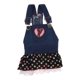 thumbnail image 1 of Use ropa cómoda fanshion a perro chihuahua caniche S Gloria Vestido con correa para perro mascota, 1 of 9