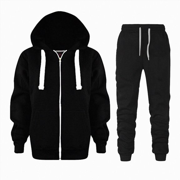 Wamejoo Boys' Sweatsuit 2 Piece Performance Hoodie Sweatshirt and Jogger Sweatpants