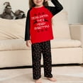 thumbnail image 4 of SILVERCELL Family Christmas Pajamas Matching Sets Letter and Elk Deer Pattern Cotton Holiday Jammies Sleepwear, 4 of 7