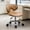 brown, variant on Black Swivel & Adjustable Pedicure Stool - Ergonomic Nail tech Chair for Salon Professionals, Comfortable Pedicure Chair with Smooth Rotation