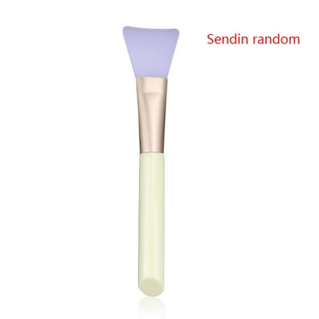 Silicone Soft Facial Mask Mud Brush Mask Applicator Hairless Brush with Plastic