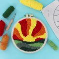thumbnail image 3 of UNIQUE CREATIV CRAFT Punch Needle Kit – Sun, 1 pc, Age 8+, Intermediate, 20×20 cm, 3 of 4