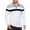 White, variant on HAOMEILI Men’s Long Sleeve Polo Shirt Casual Slim Fit Shirts Contrast Color Patchwork T Shirts Cotton Tops