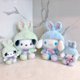 thumbnail image 4 of Sanrio-juguetes de peluche Kawaii Kuromi Cinnamoroll My Melody, Hello Kitty, peluche suave, Anime, regalos para amigos y niños, 4 of 4