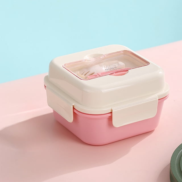 PEONAVET Plastic Lunch Boxes Lunch Box 800ml Bento Lunch Box For Kids Lunch Containers For Adults Leak Proof Microwaveable Feature