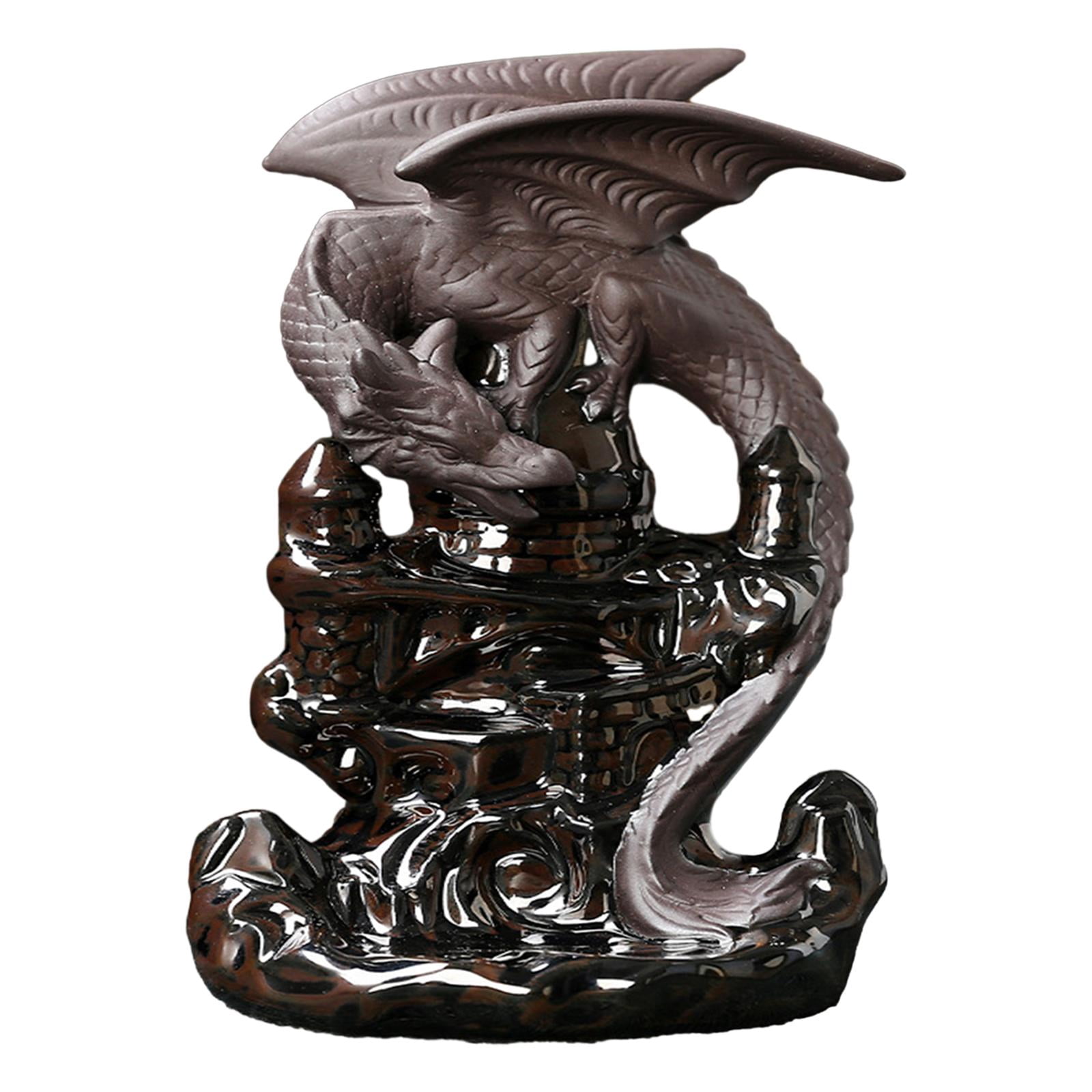 WLPZXP Backflow Incense Burner Dragon Backflow Incense Holder Home Decoration,Waterfall