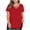 Red, variant on Homenesgenics Womens Tops under $5 Plus Size Women's Lover Printed T-shirt Round Neck Short Sleeved Tops Shirts Valentines Sweater