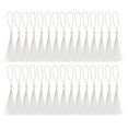 thumbnail image 1 of Unique Bargains 13cm/5 Inch Bookmark Tassels, Soft Silky Floss Cord Loop Mini Tassels for Craft DIY White 100 Pack, 1 of 5