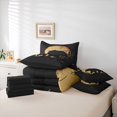 thumbnail image 6 of Manfei Teens Adults Animal Bear Bedding Comforter Set 7-Piece,Moutain Jungle King Bedding Sets,Woodland Wildlife Ultra Soft Bed Sheets,Lightweight Room Decor,Reversible, 6 of 8