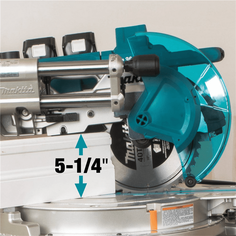 Makita X2 LXT Power Tools: Brushless Dual Bevel Sliding Compound