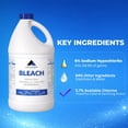 thumbnail image 3 of Blanqueador líquido con cloro, paquete de 6 bidones de 3,8 L, alta concentración, 3 of 6
