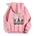 thumbnail image 4 of WILLBEST Sudadera Deportiva para Mujer Ladies' Christmas Printed Zipper Long Sleeved Pocket Adjuststring Casual Hooded Sweatshirt 1781 XX-Grande, 4 of 8