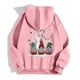 thumbnail image 4 of WILLBEST Sudadera Deportiva para Mujer Ladies' Christmas Printed Zipper Long Sleeved Pocket Adjuststring Casual Hooded Sweatshirt 1781 XX-Grande, 4 of 8