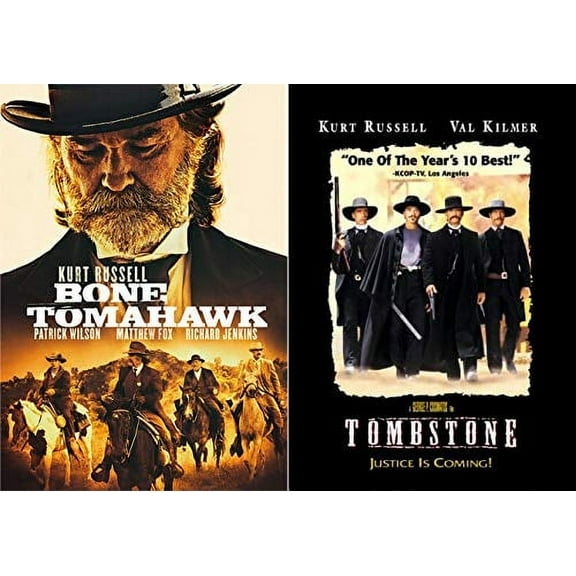 Bone Tomahawk & Tombstone 2 DVD Set Kurt Russell New