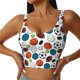 thumbnail image 1 of Balery Color Balls Sujetadores deportivos con espalda cruzada para mujer, acolchados, sin costuras, de alto impacto, ideales para yoga, gimnasio, entrenamiento y fitness.-Small, 1 of 8