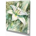 thumbnail image 2 of Grande Peinture de Lys Blanc - Impression sur Toile Florale, 2 of 3