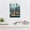 White, variant on Kate and Laurel Graceful Tiger in New York Framed Canvas Wall Art by Michael Schauer 18 x 24 Sylvie White, Industrial Urban, Animals, Cityscapes Art for Wall Decor, Living Room, Bedroom