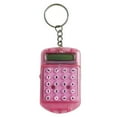 thumbnail image 2 of Mini Calculator Keychain, Pocket Size Calculator with Flip Cover, Portable for School, Office, Home, Lightweight & Stylish (Pink) 2.4x2.4x0.43", 2 of 9