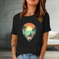 thumbnail image 2 of RKSTN T-Shirts Graphiques pour Femmes Mode Imprimée Col Rond Manches Courtes T-Shirt Style Plage d'Été Blouse Décontractée Ample, 2 of 4