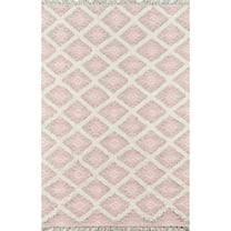 Momeni Harper Hand Made Wool Pink Area Rug 7'6" X 9'6"