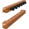 thumbnail image 2 of Fat Cat 2-Piece Wall Mounted Hardwood Billiard/Pool Cue Rack, Holds 6 Cues, 2 of 7