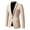 Khaki, variant on Men's Casual Solid Color Single One Button Business Casual Slim Fit Suit Jacket