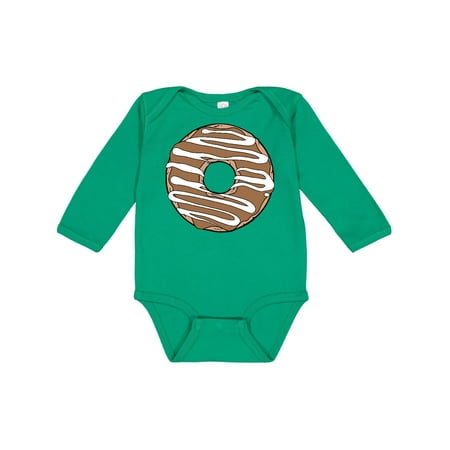 

Inktastic Caramel Donut Donut Frosting Donut Icing Glaze Gift Baby Boy or Baby Girl Long Sleeve Bodysuit