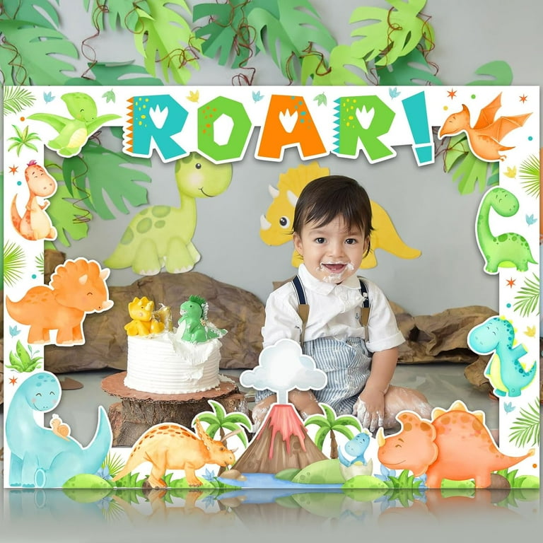 Dinosaur Photo Booth, Dinosaur Baby Shower Birthday Decoration