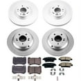 thumbnail image 2 of PowerStop Front and Rear Geomet Coated Brake Rotor and Pad Kit Fits: HYUNDAI Select Models CRK5845, 2 of 5