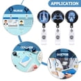 thumbnail image 5 of EeaseCA 3Pcs Radiology Skeleton Skull Pattern Badge Reel Holder Retractable ID Card Key Holder, 5 of 5