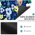 thumbnail image 4 of Painted Flowers Background Bath Rugs 16x24 Inch Non Slip Bath Mat Quick Dry Super Absorbent Thin Bath Rug Fit Under Door Washable Bath Floor Rugs for Bathroom Bathtub Shower Sink,Multi 10, 4 of 6