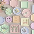 thumbnail image 2 of 1 pieza de molde de pegamento for posavasos, molde cuadrado redondo, molde de silicona, bricolaje floral, plato pequeño, molde de yeso, 2 of 2