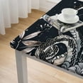 thumbnail image 5 of Acheng Snake Flower Moon Square Fitted Table Cloths 100% Polyester Fiber 40*40, 5 of 8
