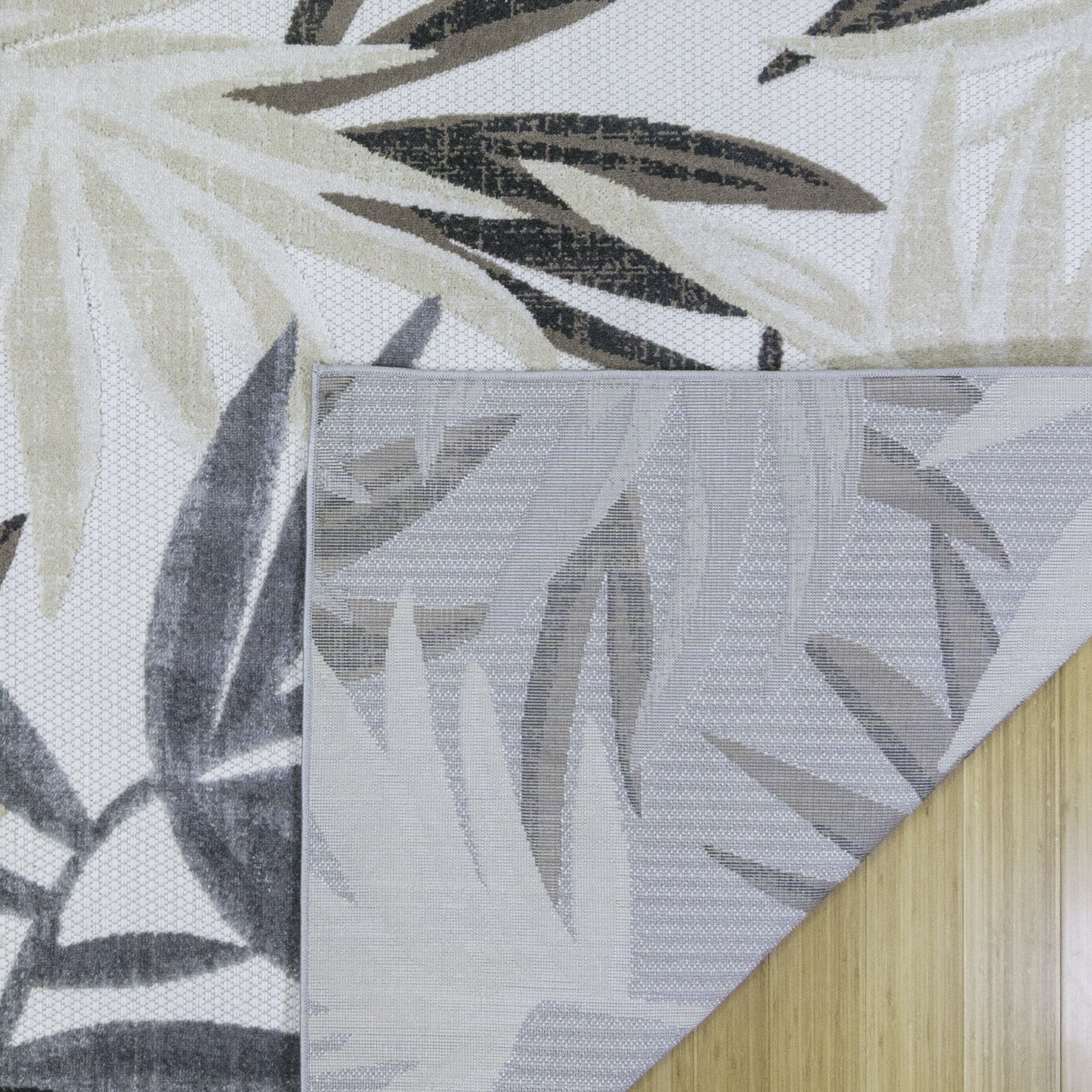 Kalari Isla Indoor/ Outdoor Polypropylene Ivory Flat Weave Area Rug, 6x9