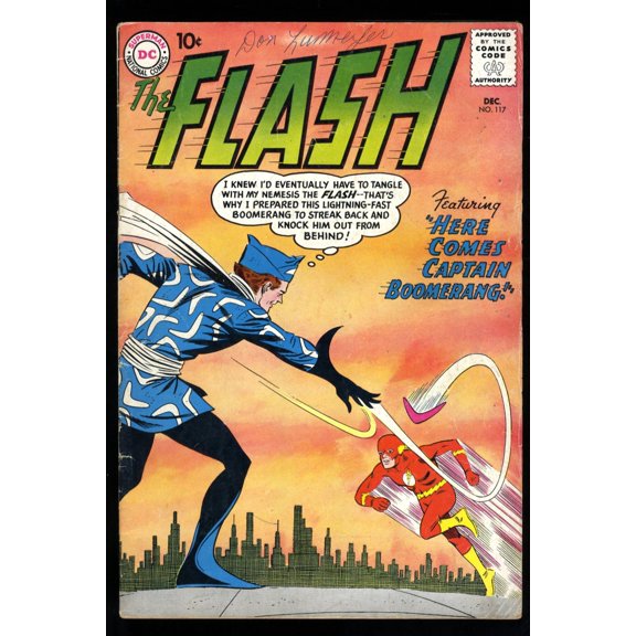Flash #117 VG+ 4.5 1st Appearance Captain Boomerang! Suicide Squad! Comic Book