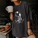 thumbnail image 4 of Camisetas Vintage para Mujer, Lindas Camisetas Gráficas de , Camisetas Oversize de Corta Esqueleto de Ducha XXL, 4 of 9